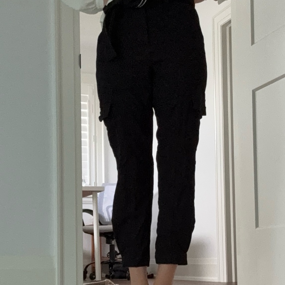 Banana Republic Black Cargo Pants